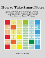 Sönke Ahrens- How to Take Smart Notes.epub